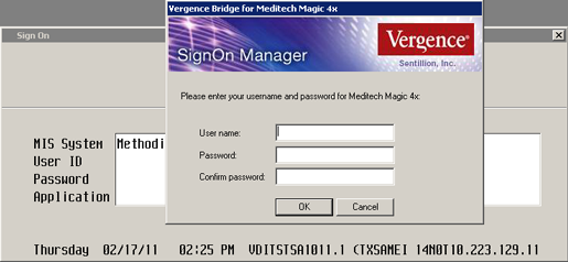 Fill In Your Credentials, So Vergence Can Save It
